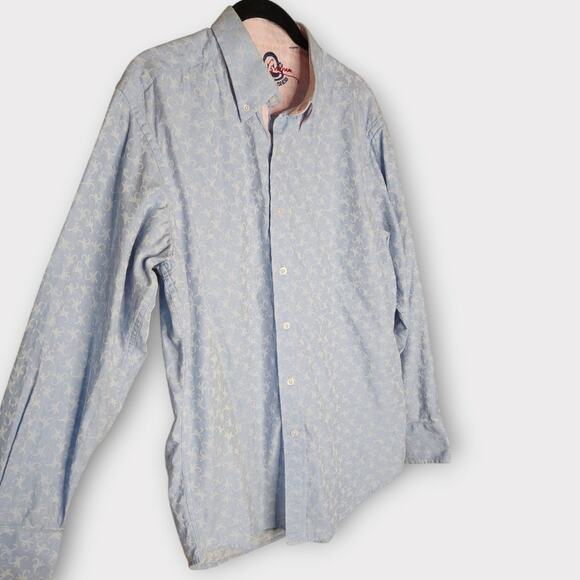 Robert Graham Mens “Monkey Business” Print Button-Down Shirt XL Statement Casual - Picture 1 of 8